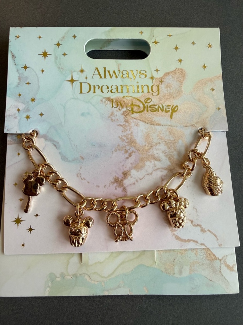 Always Be Dreaming Disney Eats Charm Bracelet